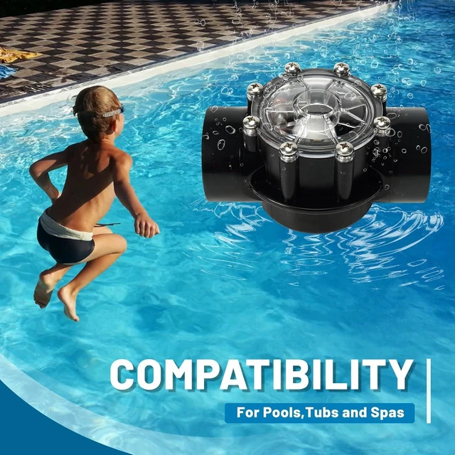 Alt view image 6 of 6 - 7305 Check Valve Replacement for Jandy 2 Inch to 2-1/2-Inch PVC 180-Degree Check Valve, Compatible with Pool and Spa