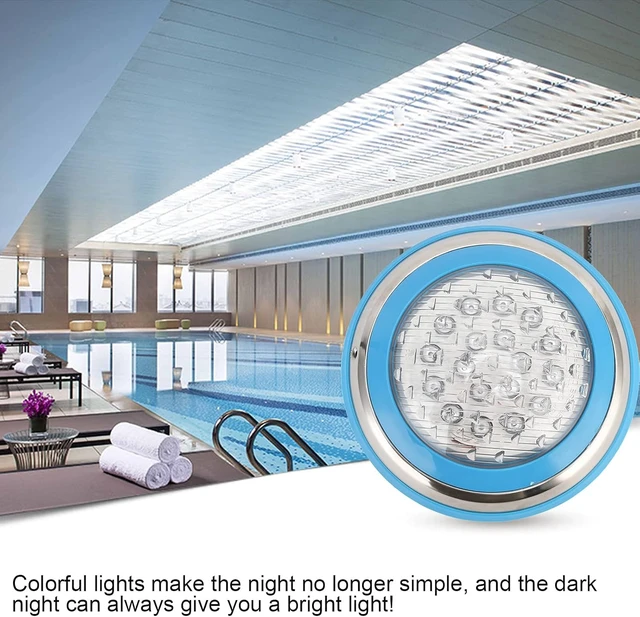 Alt view image 4 of 7 - 12V AC 54W LED Inground Pool Light, IP68 Waterproof, White Light