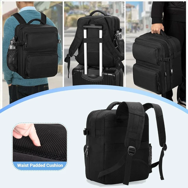 Alt view image 6 of 7 - Projector Backpack with 15.6 Inch Laptop Sleeve Bag with 2 Large Compartments, Compatible with Most Major Projectors, Black