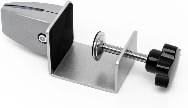 Alt view image 4 of 7 - 6-Pack Desk Shield Clamp for 2-20mm Thick Panels - Adjustable Aluminum Desk Divider Clips, Privacy Panel Clamps for Offices, Stores, Schools