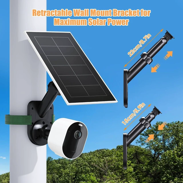Alt view image 5 of 7 - 2 Pack 2-in-1 Wall Mount for Cameras & Solar Panels, Compatible with Ring & Blink
