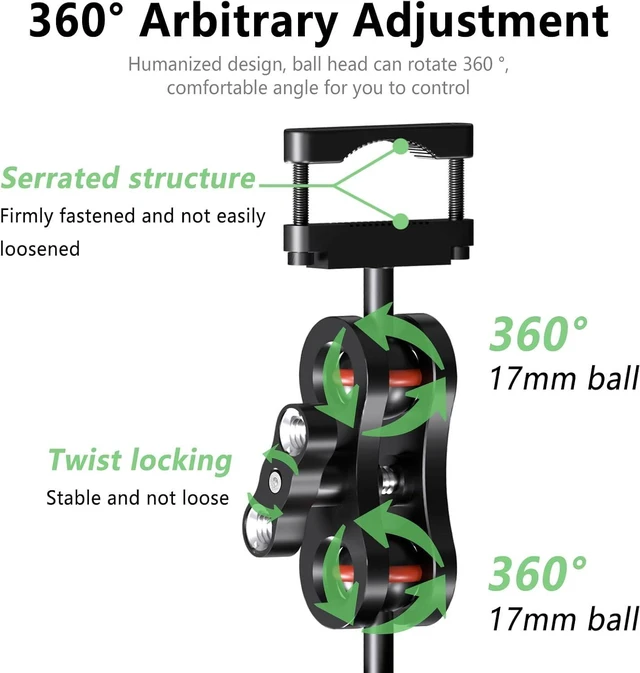 Alt view image 3 of 7 - Aluminum Mirror Mount Bracket Radar Detector Mount (for Uniden R7 R8 R8w Radar Detector Mount)