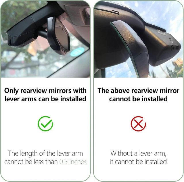 Alt view image 4 of 7 - Aluminum Mirror Mount Bracket Radar Detector Mount (for Uniden R7 R8 R8w Radar Detector Mount)