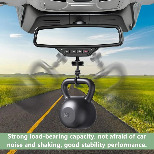 Alt view image 6 of 7 - Aluminum Mirror Mount Bracket Radar Detector Mount (for Uniden R7 R8 R8w Radar Detector Mount)