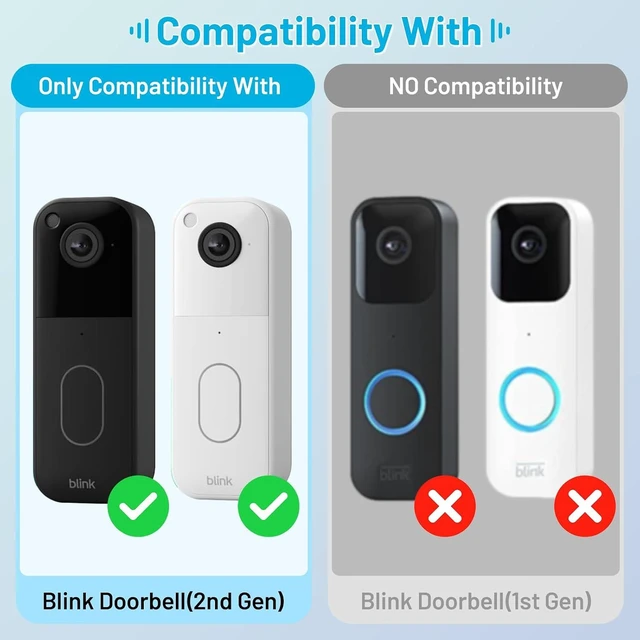Alt view image 2 of 7 - 13200mAh Solar Charging Base Station for Blink Doorbell 2nd Gen 4W High-Efficiency Solar Panel, IP67 Waterproof External Power Supply
