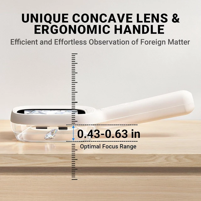 Alt view image 5 of 7 - Autofocus Handheld Digital Microscope, Magnifier with 2.8" IPS Screen & LEDs, Portable Magnifying Glass, Compatible with Mac/Windows
