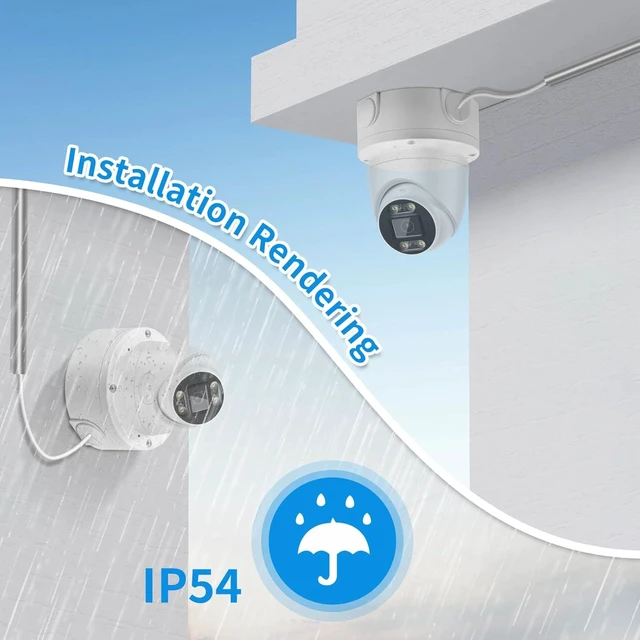 Alt view image 3 of 7 - ABS Waterproof Security Camera Junction Box, Universal Wall Mounting Brackets for CCTV Camera with Hidden Cable (8 Pack)