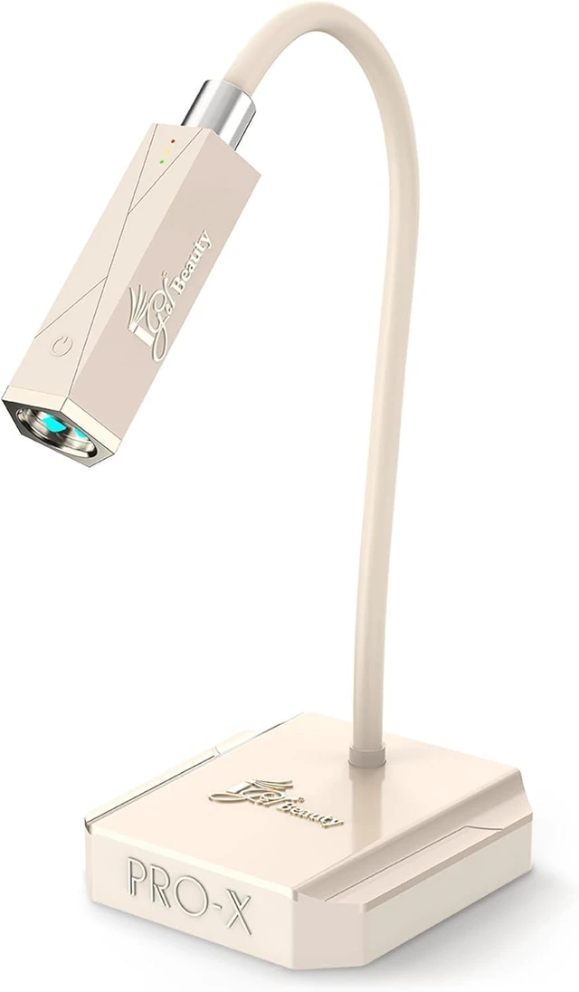 Main image of PRO-X Mini LED Nail Lamp Portable USB-C Rechargeable Flash Cure Light, Flexible Multi-Arm Design with Hands-Free Sensor, Cordless Nail Curing Lamp