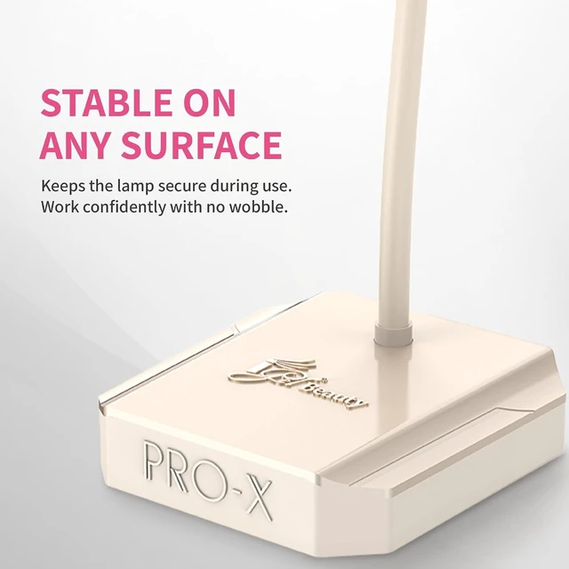 Alt view image 6 of 6 - PRO-X Mini LED Nail Lamp Portable USB-C Rechargeable Flash Cure Light, Flexible Multi-Arm Design with Hands-Free Sensor, Cordless Nail Curing Lamp