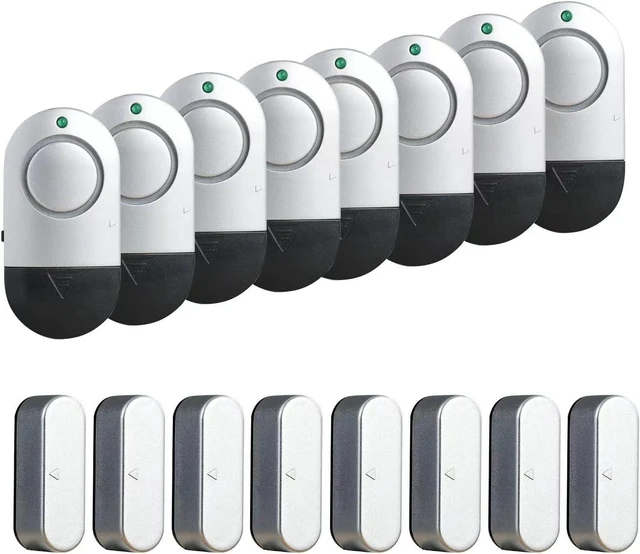 Main image of Window & Door Alarm Sensors for Home Security 120dB Pool Door Alarm for Kids Safety (8 Pack)