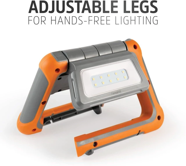 Alt view image 6 of 7 - Bright Multi-Panel Rechargeable LED Lantern, Water-Resistant Camping Work Light with Micro-USB Charging Cable, Pack of 1