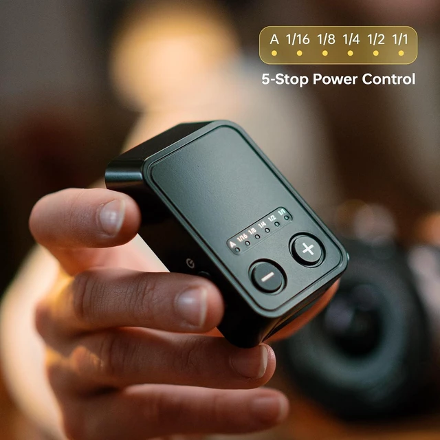 Alt view image 2 of 7 - Vintage Z2 TTL Foldable Mini Camera Flash for Nikon (GN6) 700 Full-Power Flashes, 2s Recycle, USB-C Charging, 5 Levels (Z2-N)