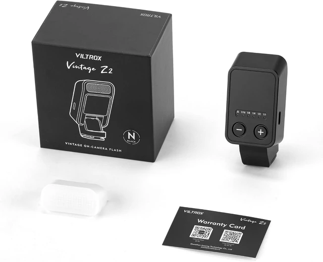 Alt view image 7 of 7 - Vintage Z2 TTL Foldable Mini Camera Flash for Nikon (GN6) 700 Full-Power Flashes, 2s Recycle, USB-C Charging, 5 Levels (Z2-N)