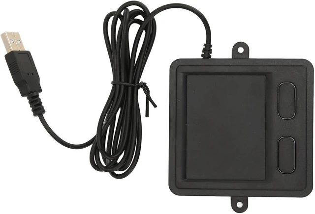 Main image of Portable High-Sensitivity Wired USB Touchpad, Detachable Multifunctional Black Trackpad Mouse for Laptop & Desktop