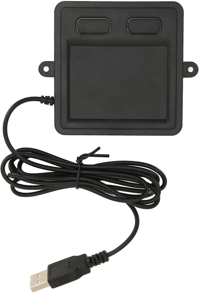 Alt view image 6 of 7 - Portable High-Sensitivity Wired USB Touchpad, Detachable Multifunctional Black Trackpad Mouse for Laptop & Desktop