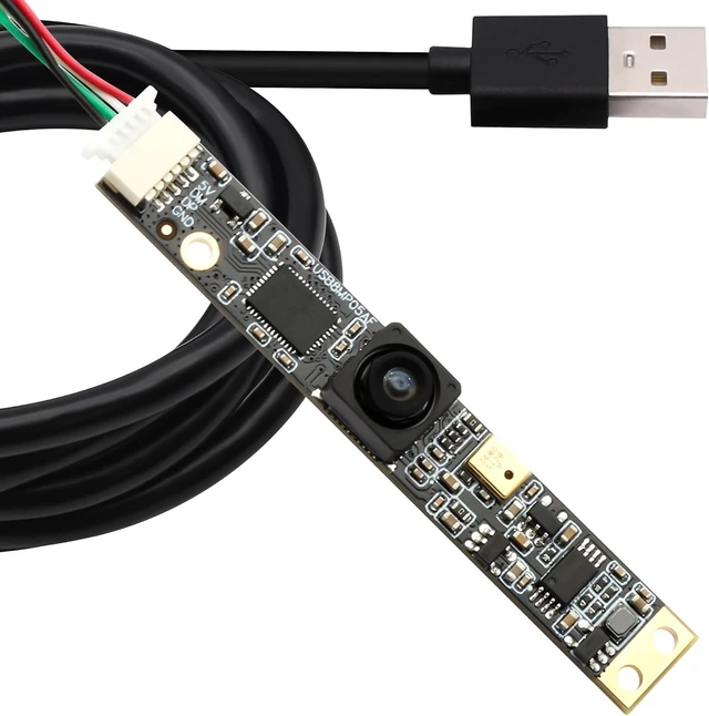 Main image of 8MP USB Camera Module with Microphone, 102 Degree Wide-Angle Laser Engraver Camera for Lightburn, 4K UVC Webcam Board for Computer & Raspberry Pi
