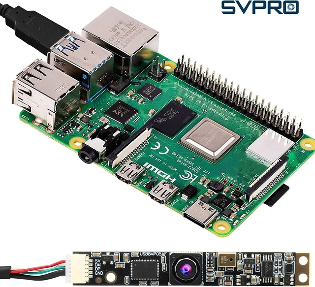 Alt view image 6 of 7 - 8MP USB Camera Module with Microphone, 102 Degree Wide-Angle Laser Engraver Camera for Lightburn, 4K UVC Webcam Board for Computer & Raspberry Pi