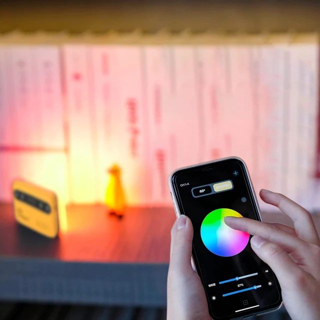 Alt view image 2 of 6 - S05 RGB Photography Lighting - APP Control Portable LED Lighting Panel, On-Camera Light for Photography, Video, Picture, Vlog
