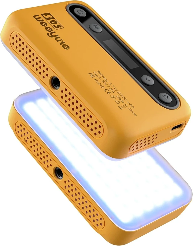 Alt view image 5 of 6 - S05 RGB Photography Lighting - APP Control Portable LED Lighting Panel, On-Camera Light for Photography, Video, Picture, Vlog