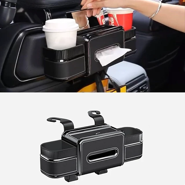 Main image of 6-in-1 Car Headrest Backseat Organizer, Back Seat Car Organizer and Storage