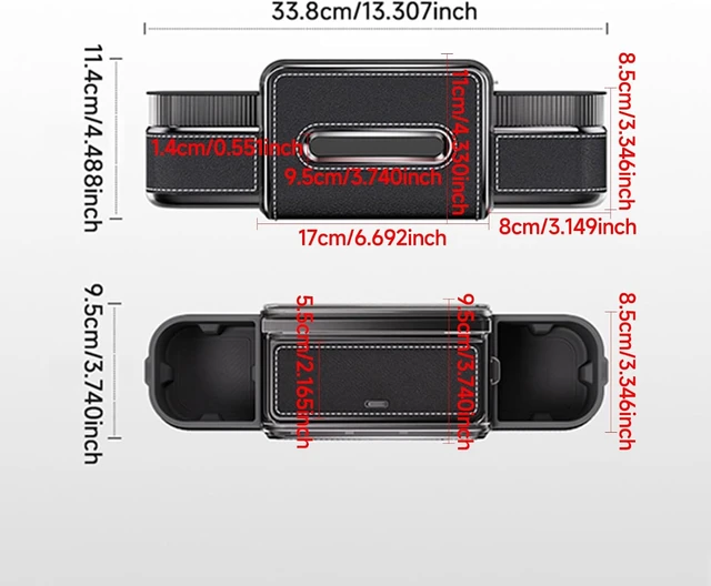 Alt view image 6 of 7 - 6-in-1 Car Headrest Backseat Organizer, Back Seat Car Organizer and Storage
