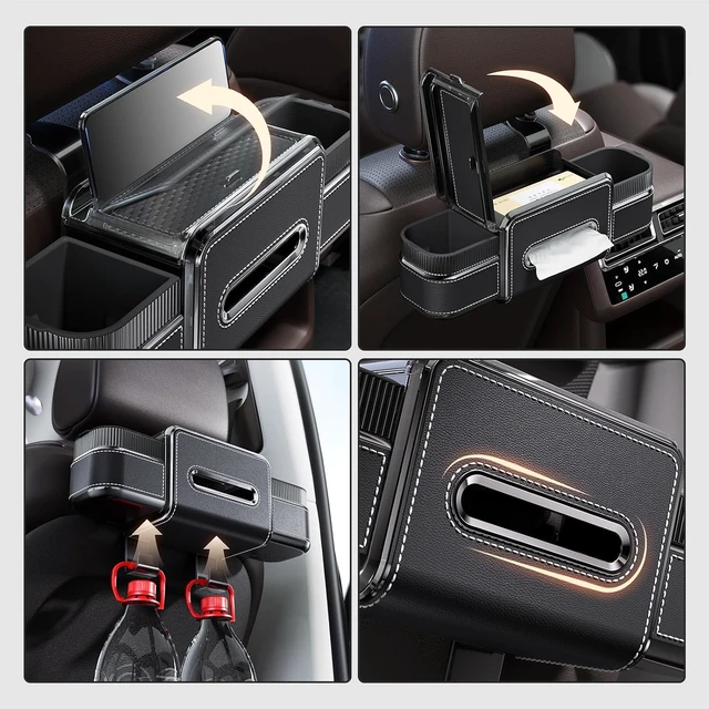 Alt view image 7 of 7 - 6-in-1 Car Headrest Backseat Organizer, Back Seat Car Organizer and Storage