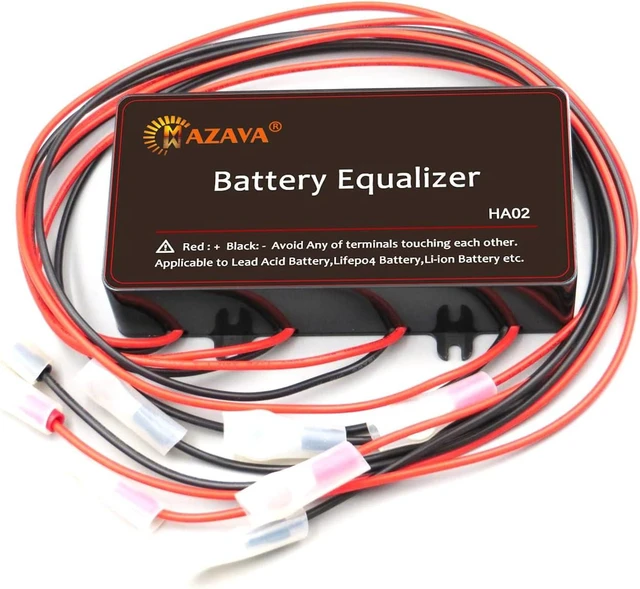 Alt view image 2 of 5 - HA02 Battery Equalizer Voltage Balancer For 4 Batteries in Series-Parallel 48V Systems, Extends Solar Battery Life