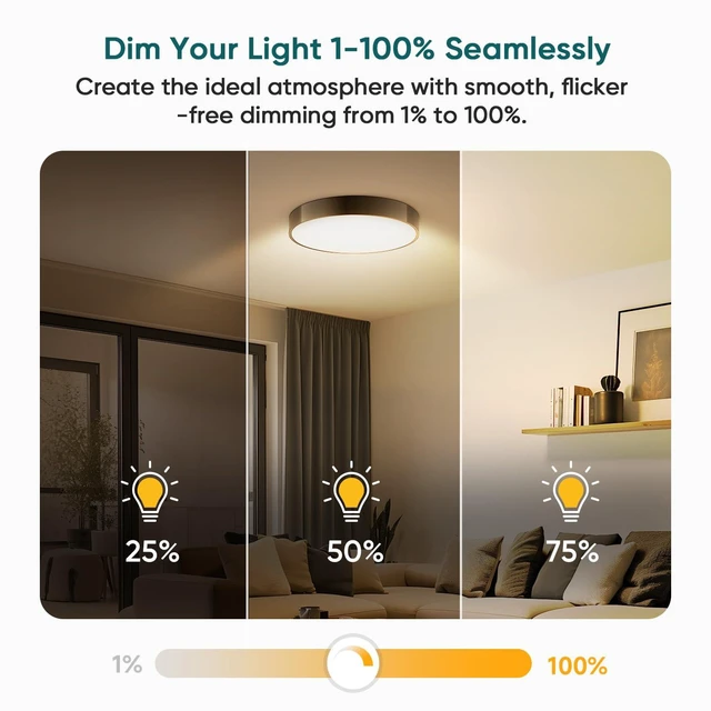 Alt view image 4 of 7 - Single-Pole Wireless Dimmer Switch with Magnetic Remote, Neutral Wire Required, Works with Dimmable LED/CFL/INC, 400W Max