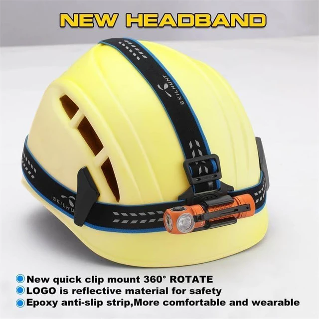 Alt view image 7 of 7 - H150 Compact USB Magnetic LED Headlamp Rechargeable EDC Light for Camping, Running, Hiking & Outdoor (Black, Cool White LED)