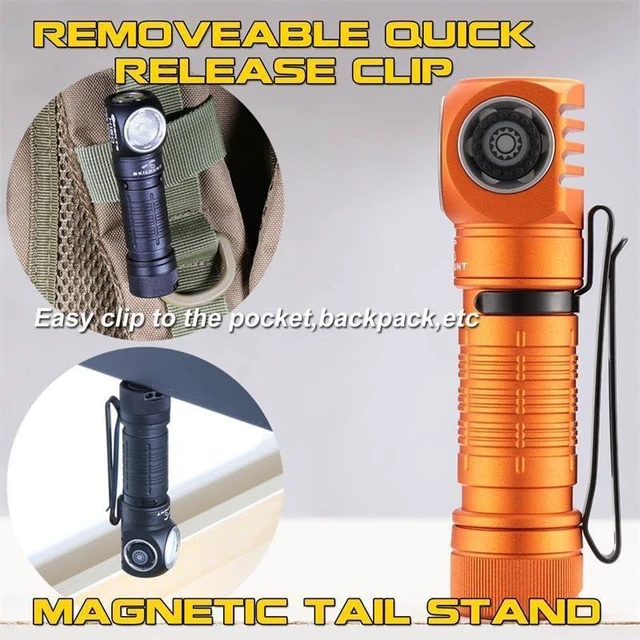 Alt view image 6 of 7 - H150 Compact USB Magnetic LED Headlamp Rechargeable EDC Light for Camping, Running, Hiking & Outdoor (Black, Cool White LED)
