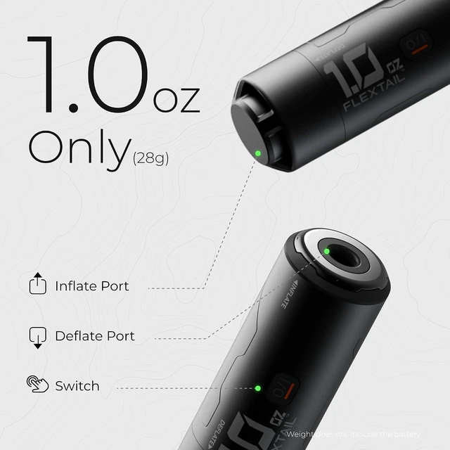 Alt view image 4 of 7 - Zero Pump 2 Rechargeable Air Pump for Inflatables, 1 oz Ultra-Mini Portable Electric Pump for Pool Floats, Air Bed & Air Mattress