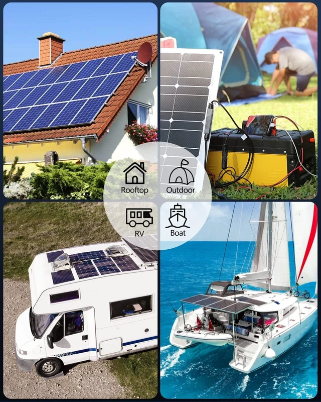 Alt view image 7 of 7 - 10AWG Solar Extension Cable with Double Cable Entry Gland & Female/Male Connector Adapter Kit for RV, Boat, Van & Solar Panel Projects