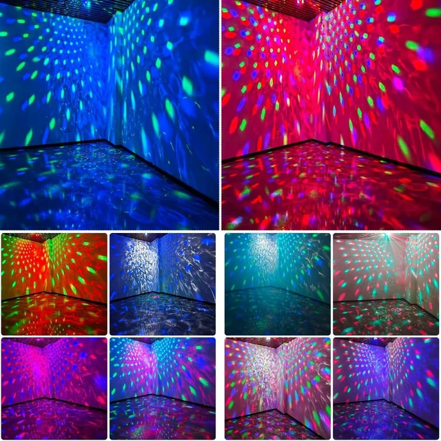 Alt view image 4 of 7 - 4 Disco Balls in 1 Party Strobe Light DJ Stage Light with Sound Activation & Remote Control for Indoor Outdoor, KTV, Club, Party & Home Karaoke