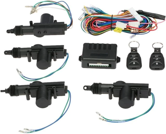 Main image of Universal Car Keyless Entry System Kit, 4PCS 12V Car Door Lock Actuator with Remote, Central Locking System, Remote Central Door Locking System