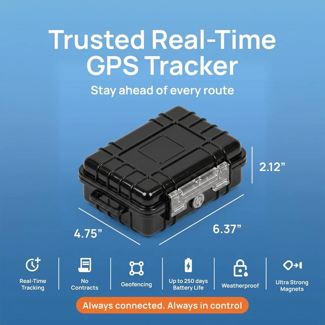 Alt view image 4 of 7 - Hidden GPS Car Tracker for Vehicles, 140-Day Long Lasting Battery LTE Tracking Device with Magnetic Case & Extended Battery, Subscription Required