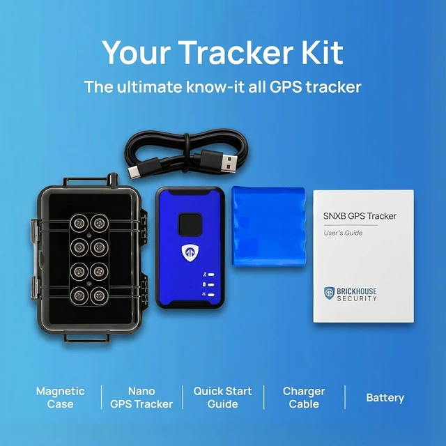 Alt view image 5 of 7 - Hidden GPS Car Tracker for Vehicles, 140-Day Long Lasting Battery LTE Tracking Device with Magnetic Case & Extended Battery, Subscription Required