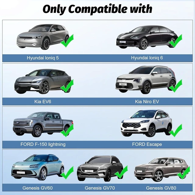 Alt view image 4 of 7 - V2L Adapter for Hyundai IONIQ 5 & IONIQ 6, Kia EV6 Power Your Devices from Your Car Battery for Camping & Emergency Use