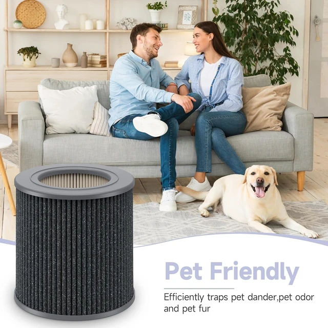 Alt view image 6 of 7 - 2 Pack Air Mini PECO-HEPA Replacement Filter, Compatible with Molekule Air Mini & Air Mini+ Tri-Power Air Cleaner Purifier