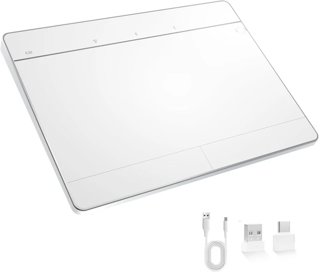 Main image of High-Precision Wireless Bluetooth Trackpad with Multi-Gesture Control, 3 Connection Modes for Windows 10/11 PC, Laptop & Computer