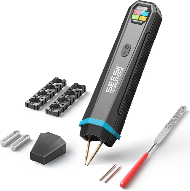 Main image of 3360W Battery Spot Welder with Visual Display 1-99 Gears & Copper Tips, Portable for Lithium Battery DIY, Repairs & Outdoor Use