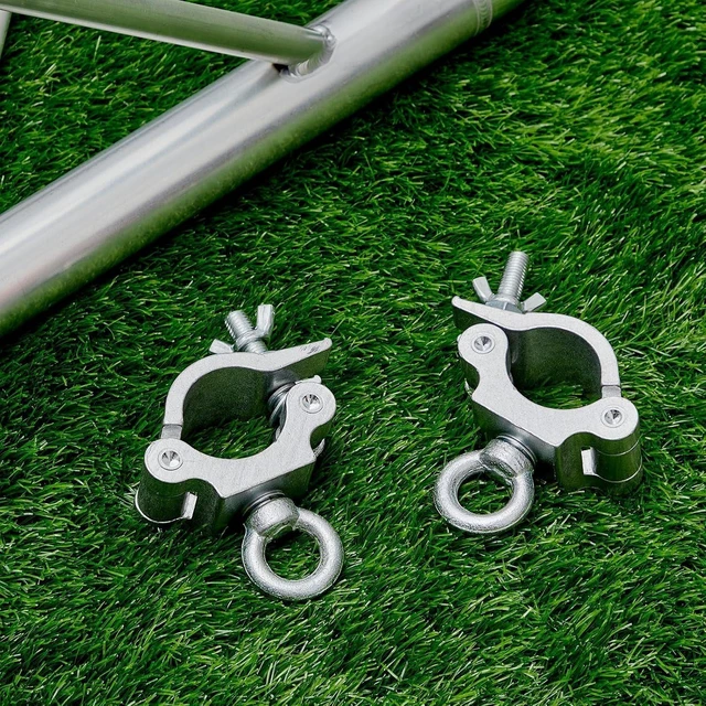 Alt view image 7 of 7 - 2-Pack Heavy-Duty 2-Inch Truss Clamps with Eye Bolt For 48-51mm Truss Tube/Pipe, Aluminum Stage Light Clamps for LED Video Walls & Lighting Mounting