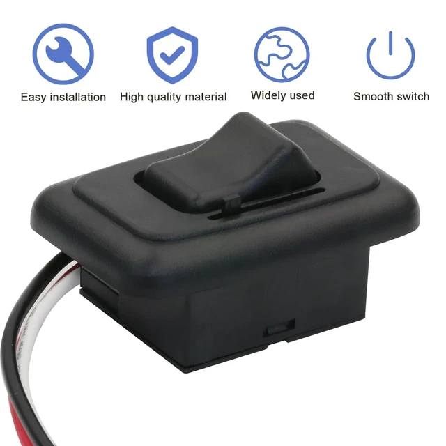 Alt view image 7 of 7 - 12V LED Toggle Light Dimmer Switch for RV, Auto, Truck & Marine, High-Side Dimmer for Dimmable LED & Halogen (Black, 2 Pcs)