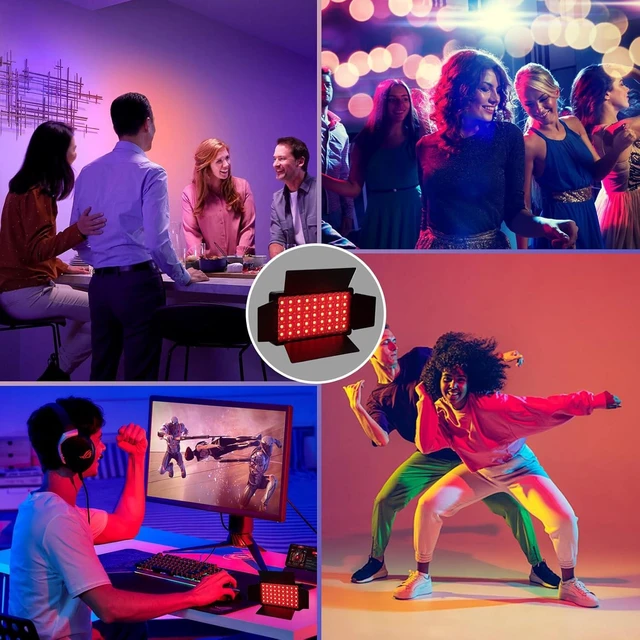 Alt view image 4 of 7 - RGB LED Video Light - Small Camera Light with 135 Beads & 4000mAh Battery, Type-C USB, for Photos, Video Recording, Live Streaming, Zoom Call