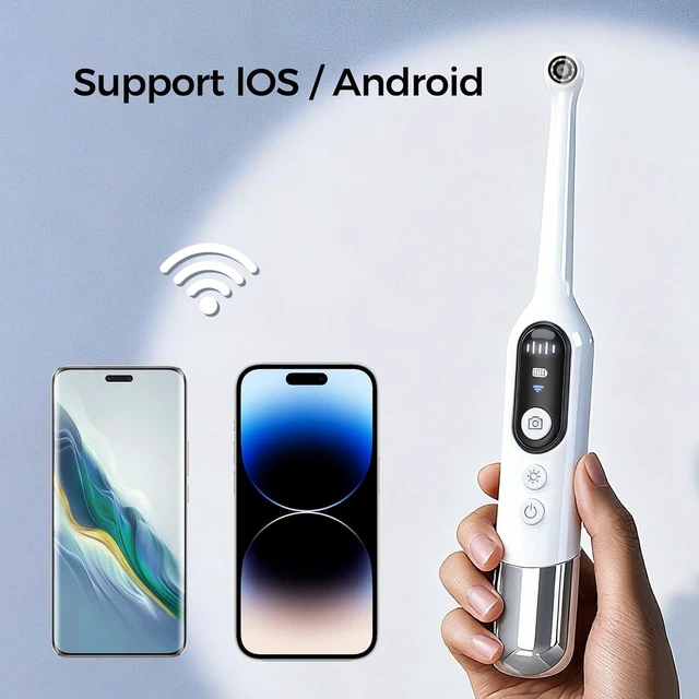 Alt view image 5 of 5 - 2025 New Wireless HD Endoscope Camera 8 Adjustable LED Lights, Portable Inspection Camera Compatible with Android & iPhone