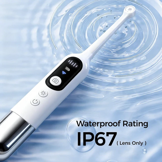 Alt view image 4 of 5 - 2025 New Wireless HD Endoscope Camera 8 Adjustable LED Lights, Portable Inspection Camera Compatible with Android & iPhone