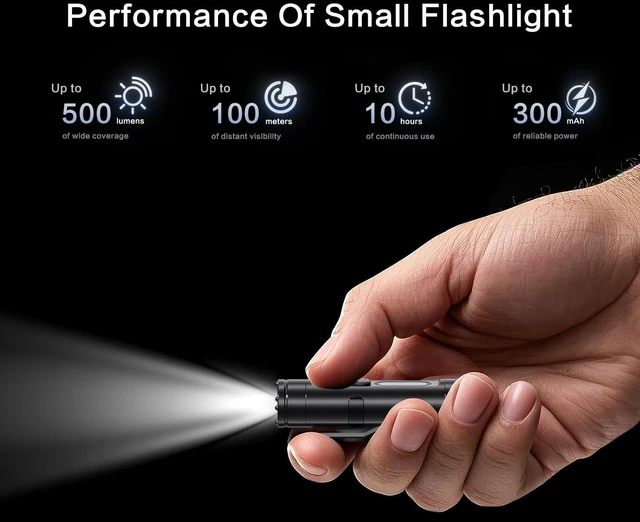 Alt view image 7 of 7 - Taclite Mini K2 Flashlight Ultimate Everyday Micro Tool with COB Light, 6-in-1 Rechargeable Keychain Torch, Side Lights, Strobe, Magnet, Window Breaker & Electric Lighter, EDC Survival Tool