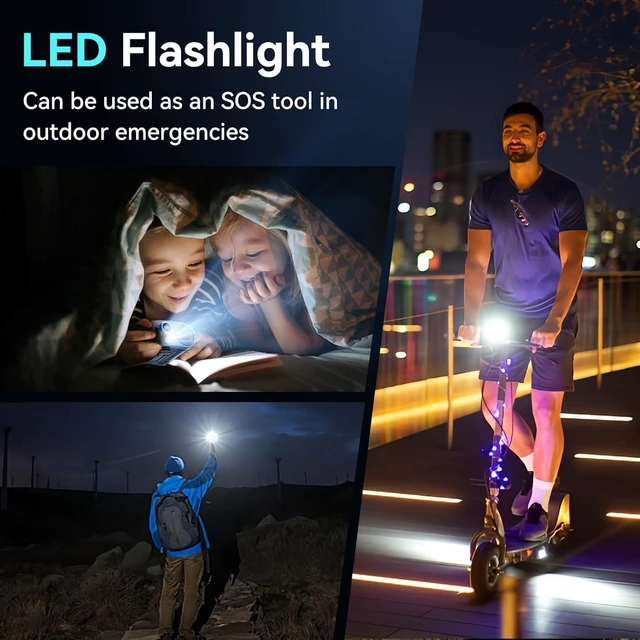 Alt view image 6 of 7 - 2026 25000mAh AI Portable Waist Fan 100 Speeds 34000RPM Strong Airflow, Belt Fan with up to 145H Working Time & Flashlight, Rechargeable Wearable Personal Fan for Outdoor