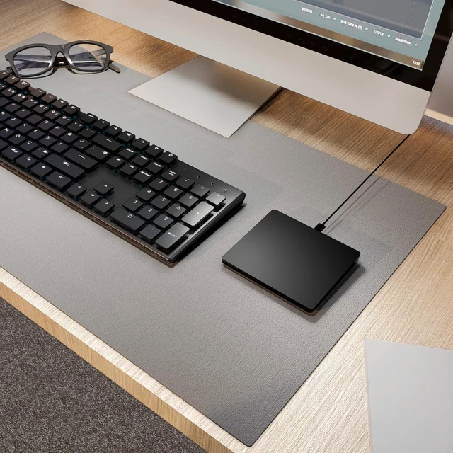 Alt view image 7 of 7 - Ultra-Slim Aluminum Wired Touchpad with Large Glide Surface for Windows 10/11, Portable Trackpad with USB-C Nylon Cable for Laptop & Desktop