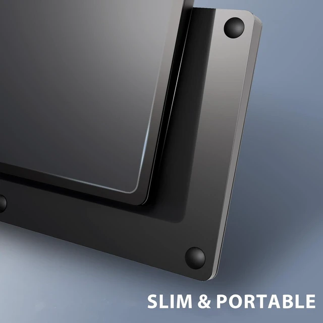 Alt view image 4 of 7 - Ultra-Slim Aluminum Wired Touchpad with Large Glide Surface for Windows 10/11, Portable Trackpad with USB-C Nylon Cable for Laptop & Desktop