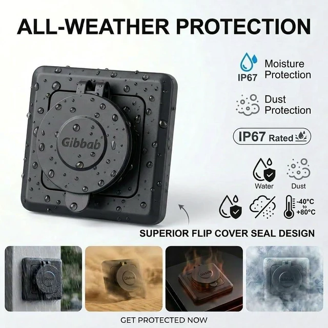 Alt view image 4 of 7 - 2PCS 90W 12V RV USB-C Wall Outlet - Dual 36W PD3.0 Type-C & 18W QC3.0, All Aluminum 3-Port Socket with Black Panel, Waterproof Recessed Mount for Camper, Boat
